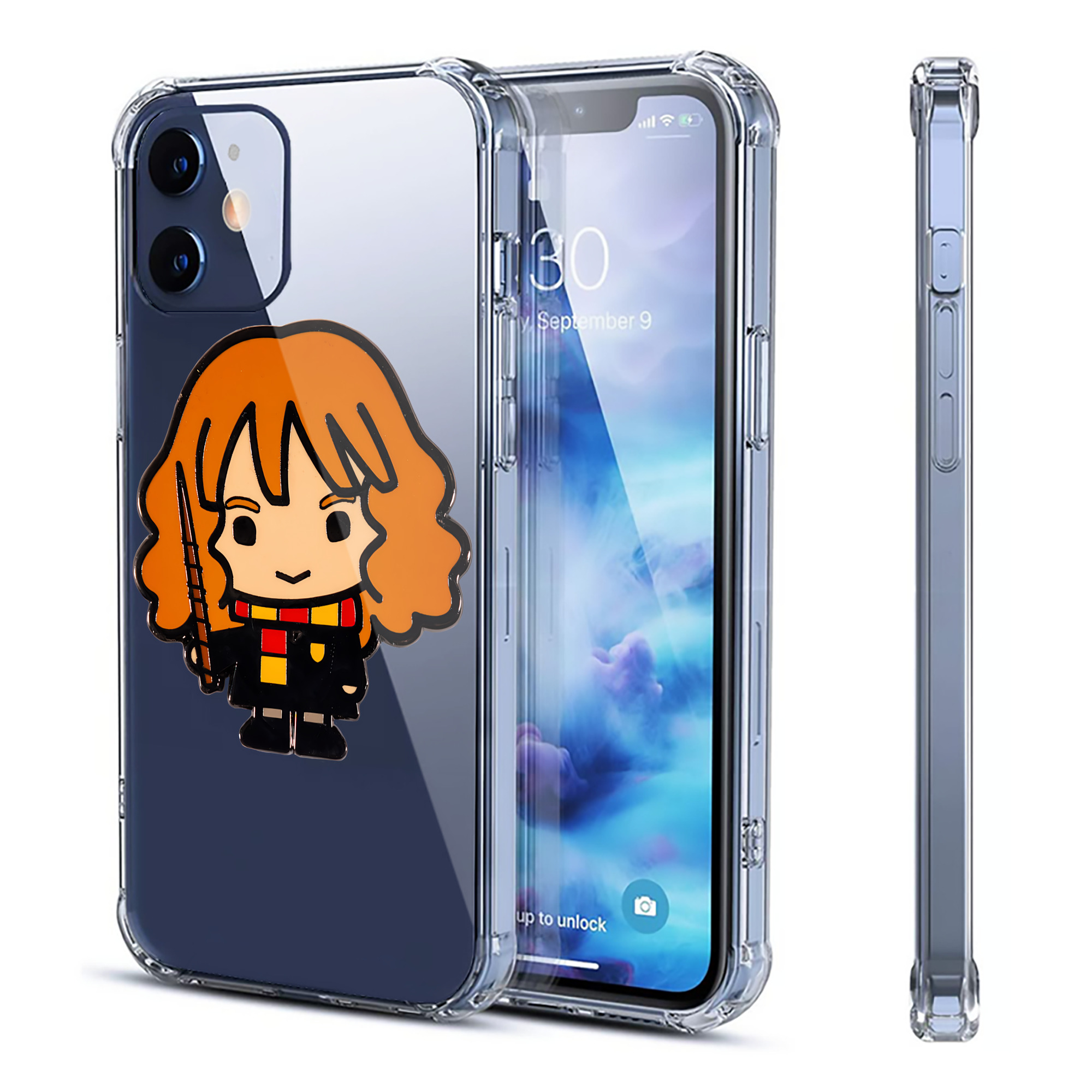 （画像用） Harry Potter ハリー・ポッターシリーズ 【iPhone 12シリーズ対応】透明スマホケース（クリアソフトケース）
